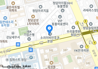 청담동 이비인후과 | 모든 전문의 및 일반의 병원 리스트 2 소리이비인후과의원