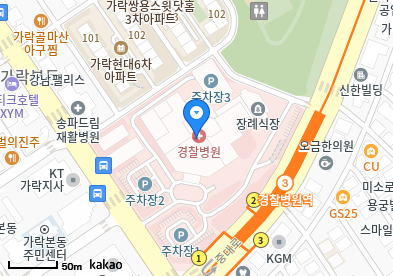 송파 이비인후과 | 24시간 응급·야간 진료 병원 총정리 2 경찰병원