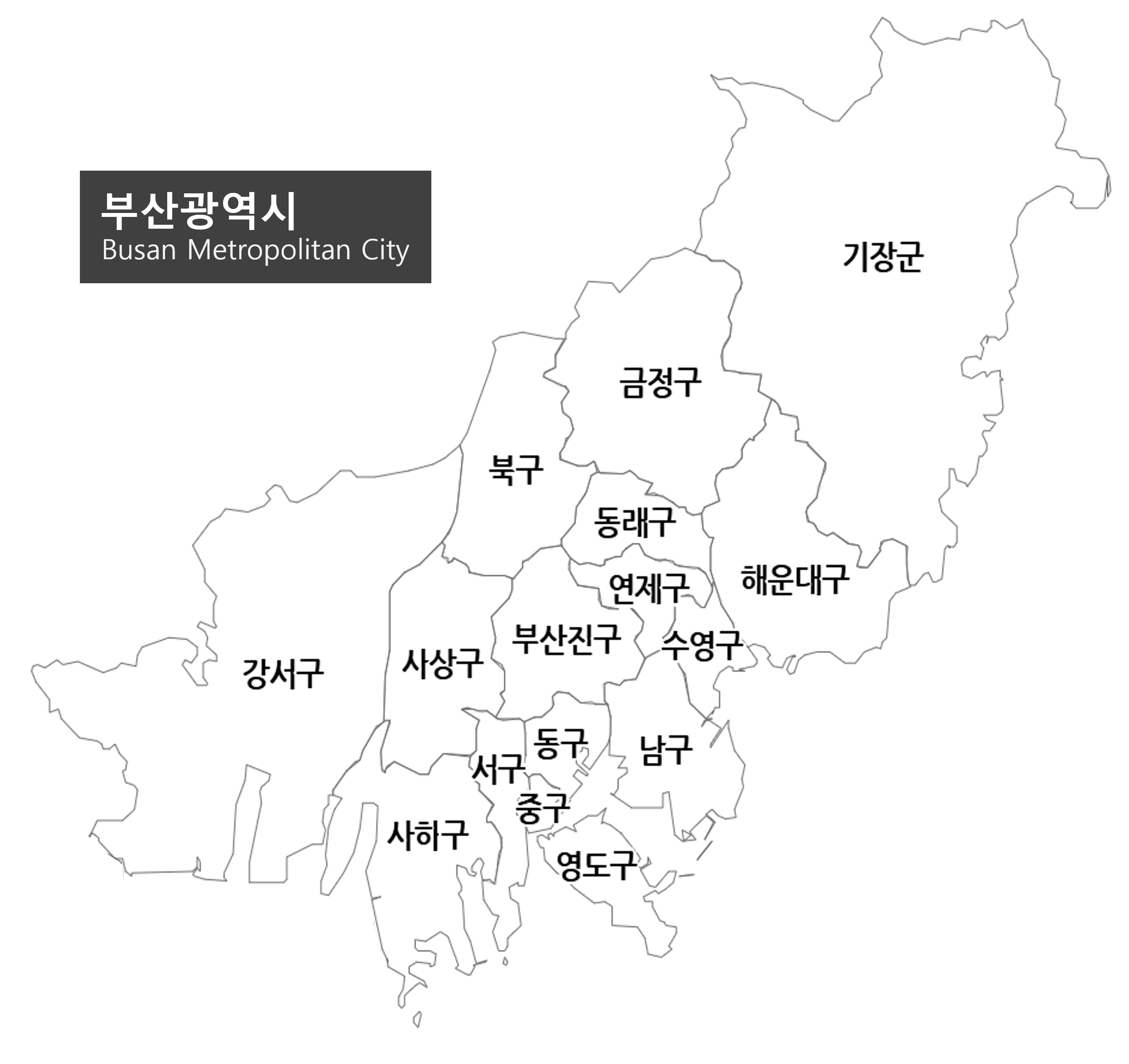 부산 이비인후과 전체 지도