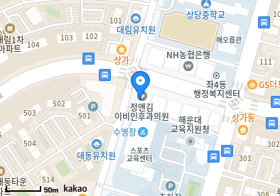 좌동 이비인후과 | 모든 전문의 병원 리스트 5 정앤김이비인후과의원